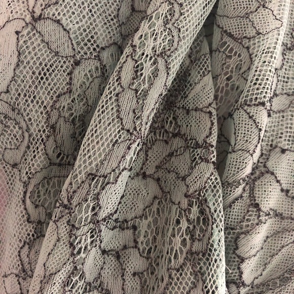 Green lace blouse Zara - Picture 5 of 6